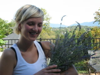 Lavendar, Fairy Houses, and Fire 011