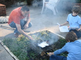 Stuga, autumn,halloween,cooking outside 025