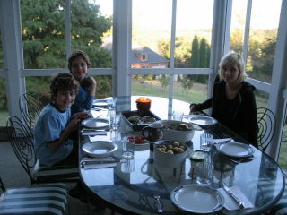 Stuga, autumn,halloween,cooking outside 032