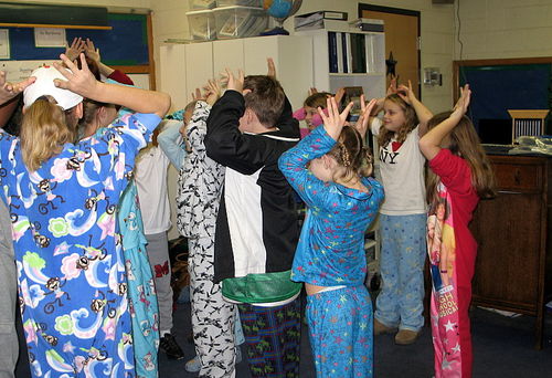 Owne's christmas party and books 020