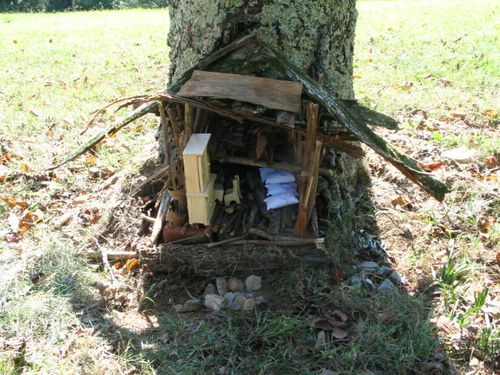 Lavendar, Fairy Houses, and Fire 029