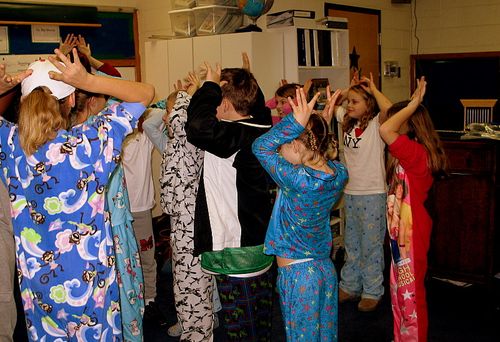 Owne's christmas party and books 020